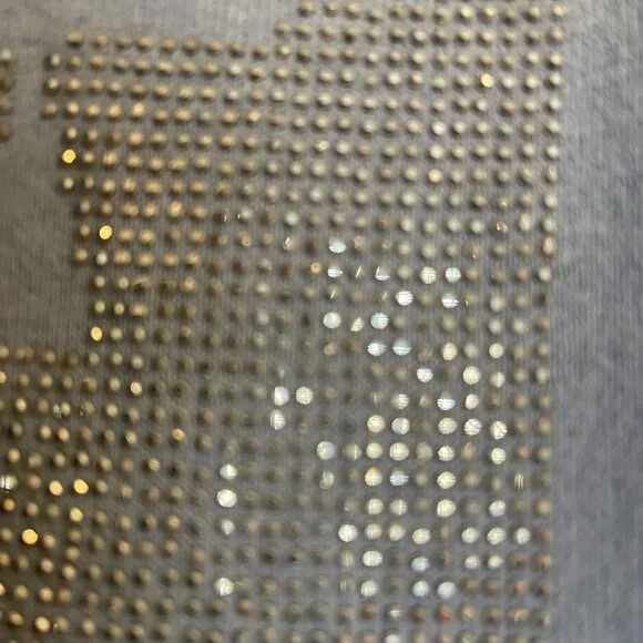 NWOT Karl Lagerfeld Blue Cotton /Cashmere Crew Neck Sweaters - Picture 4 of 9